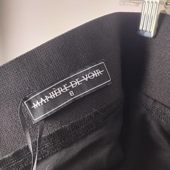 NWT Maniere De Voir Fold over Waistband Jeans Size 8 - Picture 10 of 13